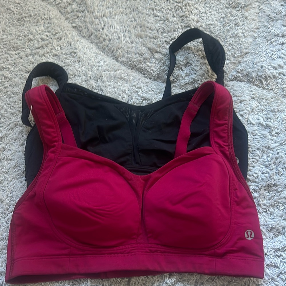 TWO lululemon Sports bras